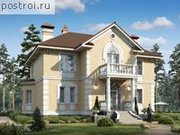 G-236-1K проект двухэтажного дома из кирпича размером 14 на 12