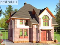 J-154-1P проект двухэтажного коттеджа из пеноблоков размером 14 на 10 