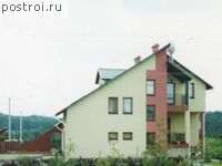 J-163-1K проект двухэтажного дома из кирпича с гаражом размером 12 на 10 