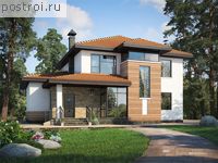 M-189-1P проект двухэтажного дома из пеноблоков размером 11 на 14 