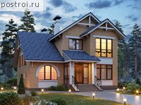 N-218-2K проект двухэтажного дома из кирпича размером 13 на 11 