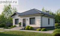 P-081-1P проект дома из пеноблока размером 9 на 13
