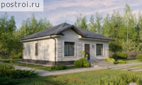 P-081-1P проект дома из пеноблока размером 9 на 13