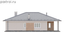 P-147-1P проект дома из газобетона размером 12 на 15 - вид справа P-147-1P проект дома из газобетона размером 12 на 15 - вид справа