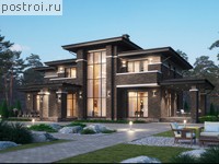 P-247-1P проект двухэтажного дома из газобетона размером 21 на 14