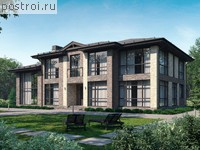 R-288-1K проект двухэтажного дома из кирпича размером 21 на 14