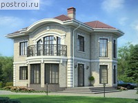 V-146-1P проект двухэтажного дома из газобетона размером 11 на 10 