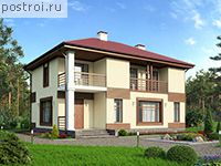 V-163-1K проект двухэтажного дома из кирпича размером 13 на 10 